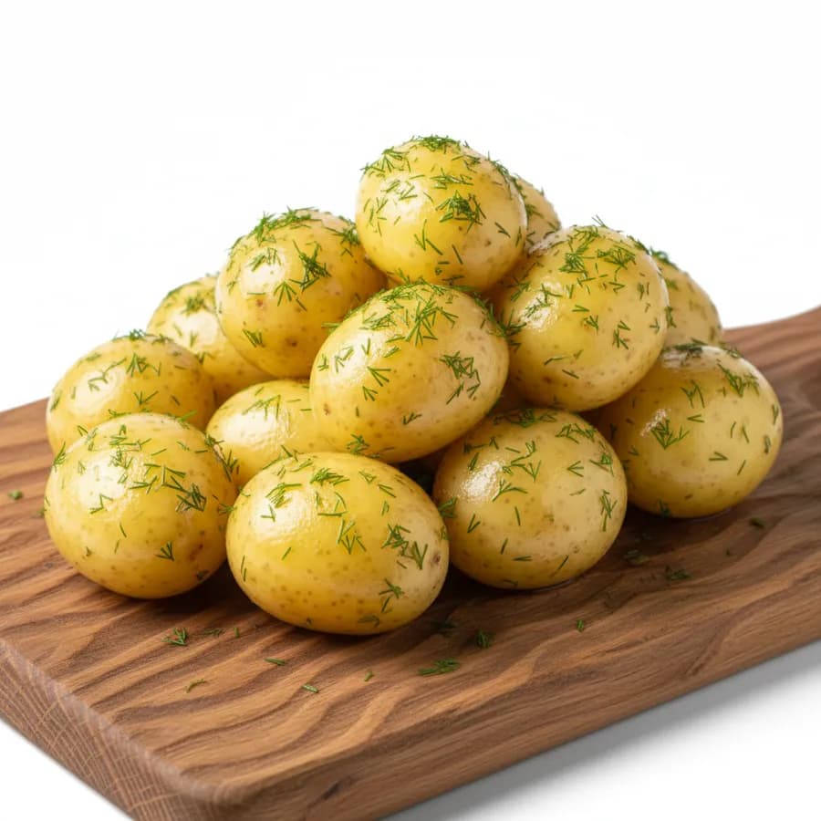 Gotowane ziemniaki z koperkiem